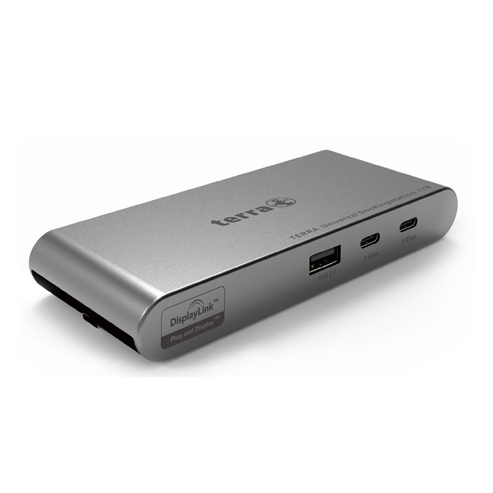 TERRA MOBILE Dockingstation 770 USB-C Dual Display Dockingstation mit Dual Display für unterwegs!