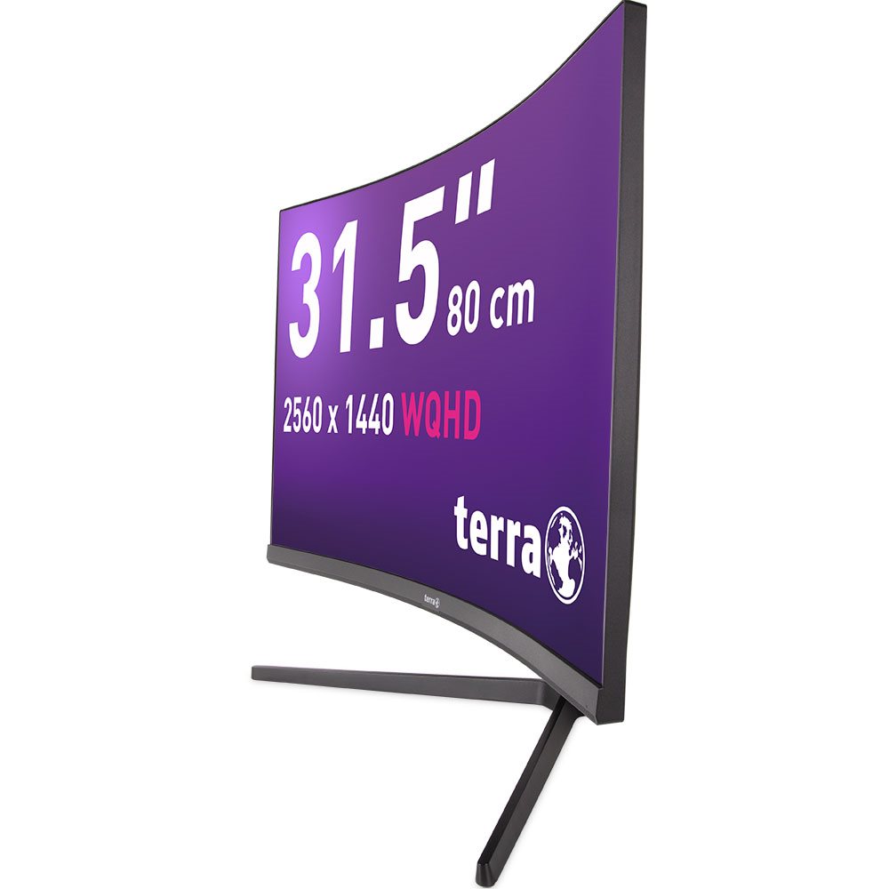 TERRA LCD/LED 3285W HA 2K VA CURVED black HDMI/DP/USB-C – Bild 2